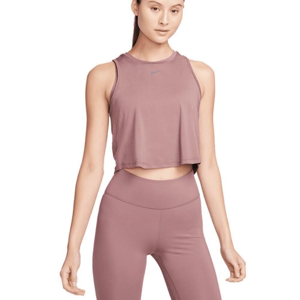 Nike Women's Mauve One Classic  Dri-FIT Cropped Tank Top Size XL